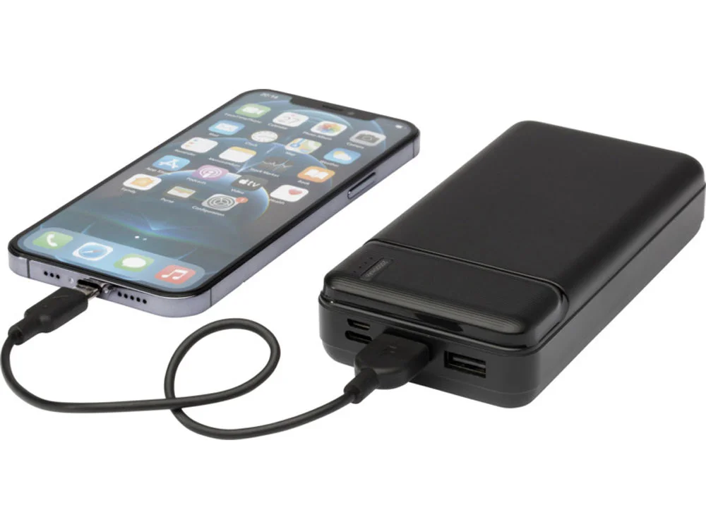 Портативное зарядное устройство Loop 20000 mAh черный - фото 6