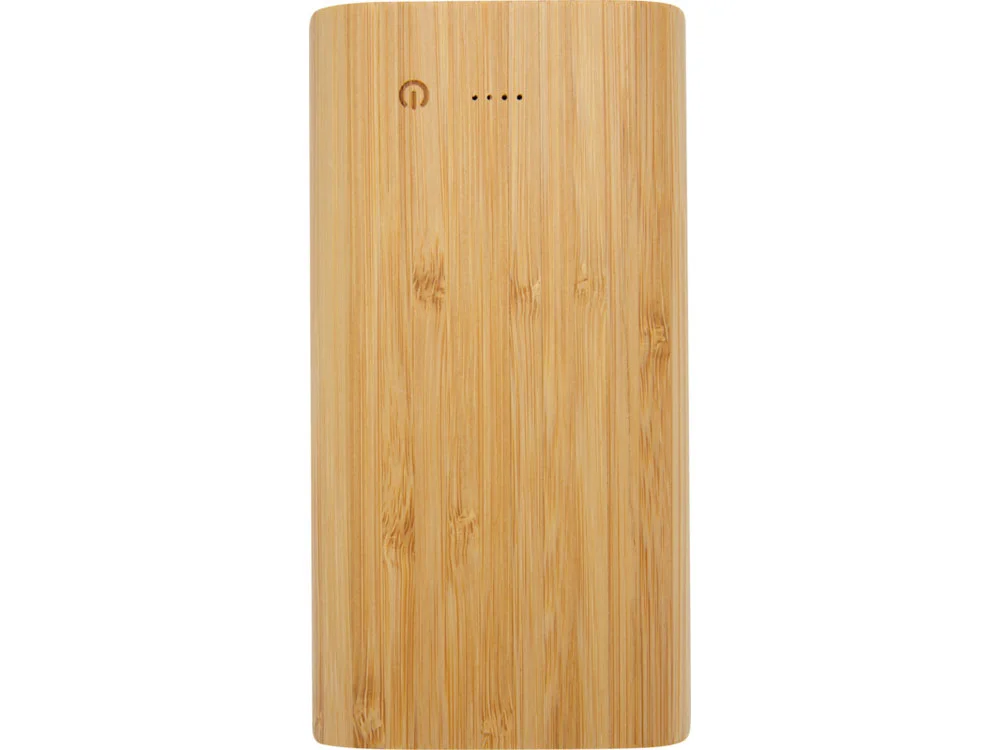 Портативное зарядное устройство Tulda из бамбука 20000 mAh натуральный - фото 2
