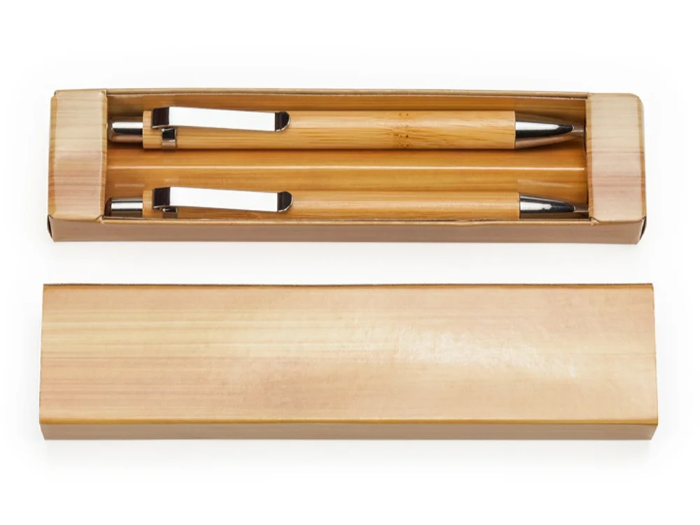 Набор KIOTO: ручка шариковая карандаш механический бежевый - фото 5