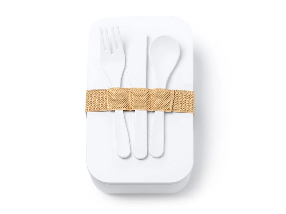 Ланч-бокс YOBO белый 1000 мл - фото 6