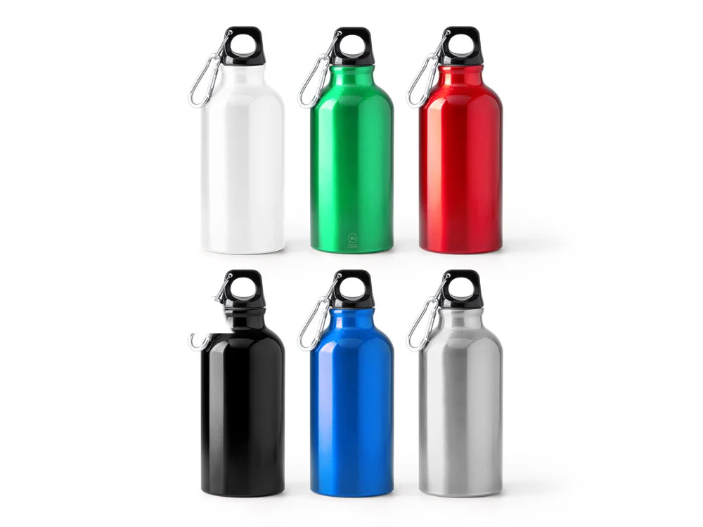 Бутылка RENKO из переработанного алюминия, зеленый, 400 мл - фото 4