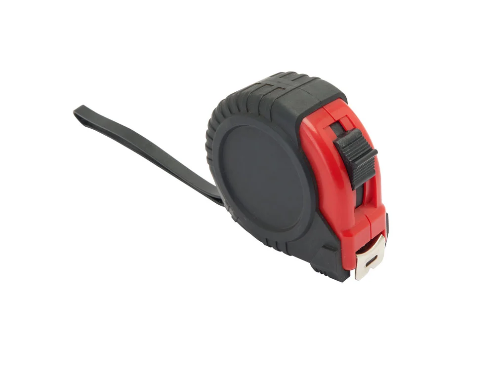 Рулетка PICK 5м красный - фото 2