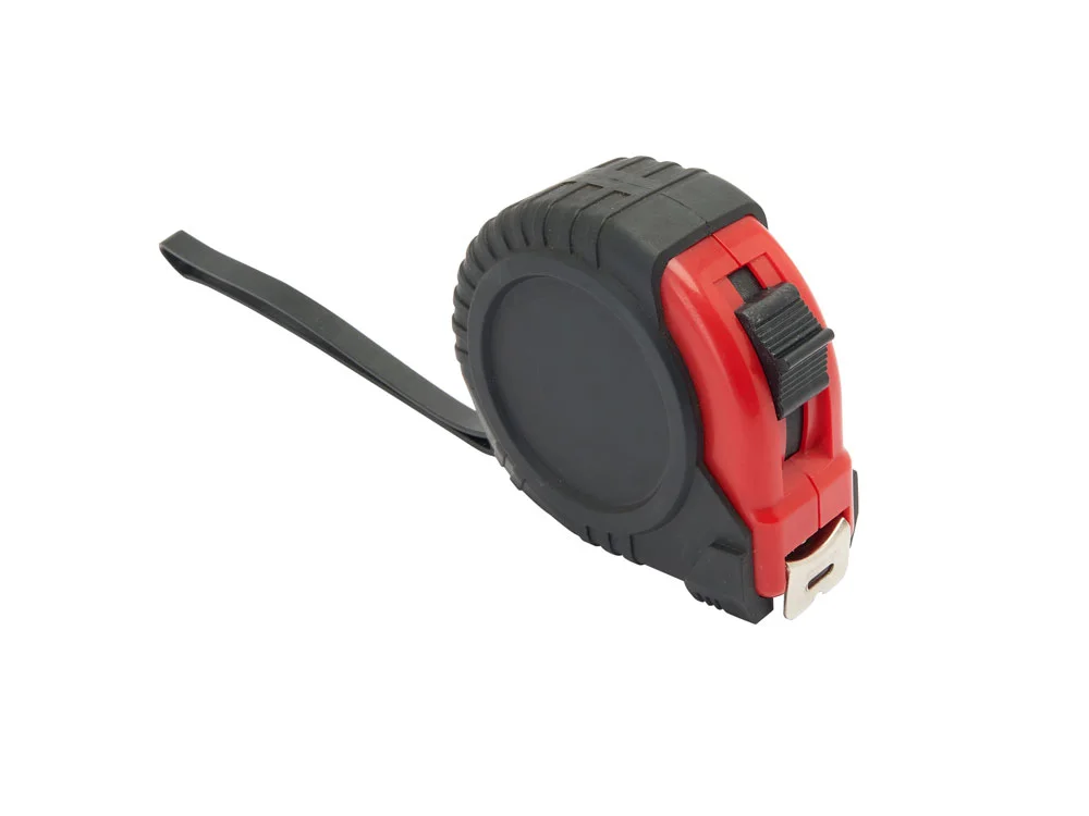 Рулетка RIVET 3м красный - фото 2