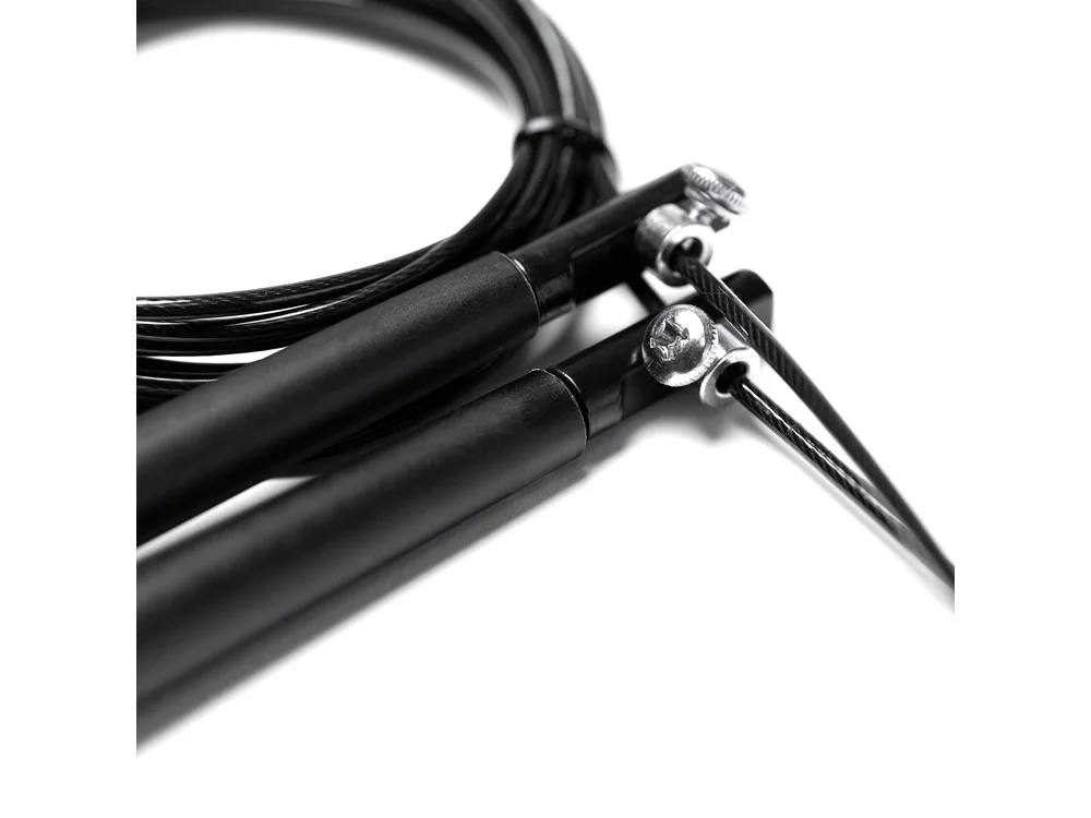 Регулируемая скакалка ROCKY, черный - фото 2