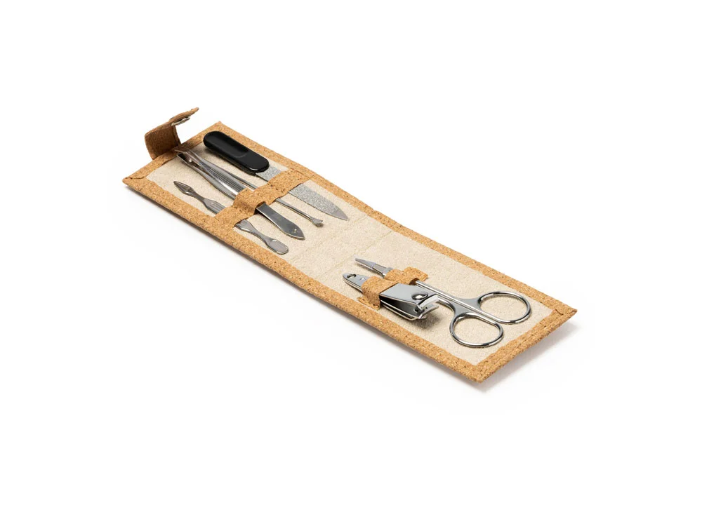 Маникюрный набор PODOX серебристый бежевый - фото 3