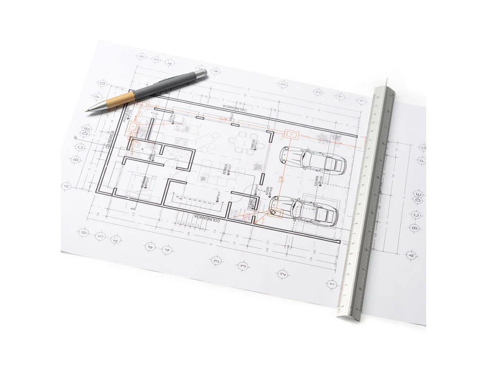 Линейка DINTEL треугольной формы 30см серебристый - фото 2