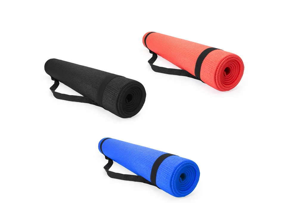 Легкий коврик для йоги CHAKRA, черный - фото 4