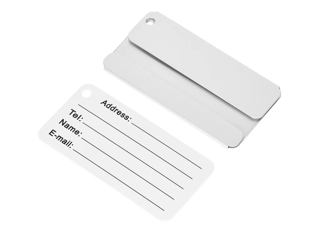 Бирка для багажа Travel серебристый - фото 2