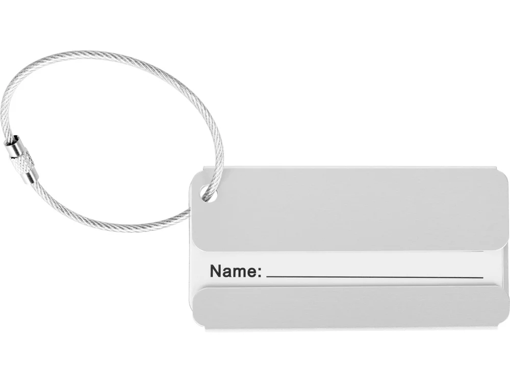 Бирка для багажа Travel серебристый - фото 3