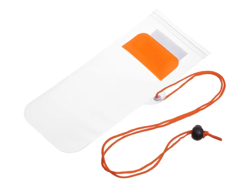 Влагостойкий чехол «Repel», оранжевый/прозрачный