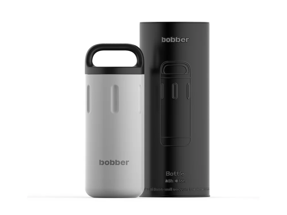 Вакуумный термос с керамическим покрытием Bottle 590 мл серый - фото 4