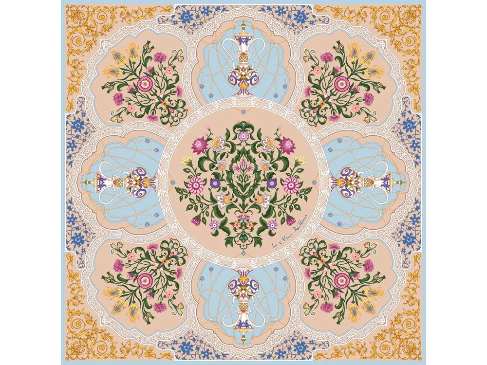Платок Сады Востока - фото 1