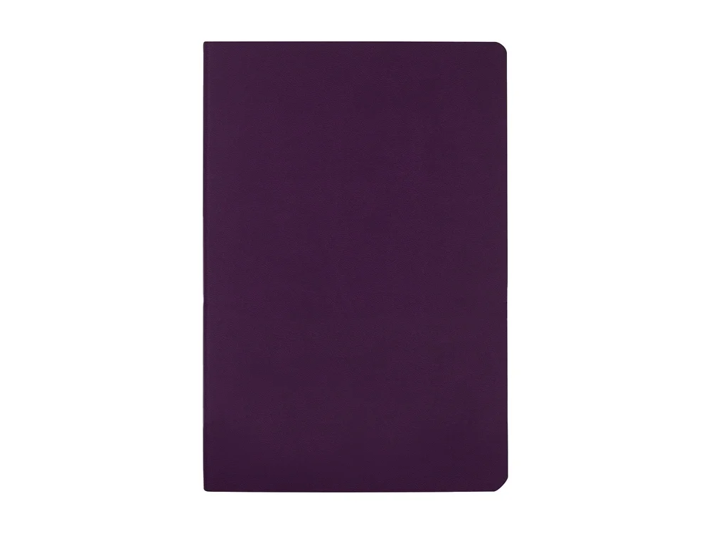Бизнес тетрадь А5 Megapolis Velvet flex soft touch фиолетовый A5 - фото 1