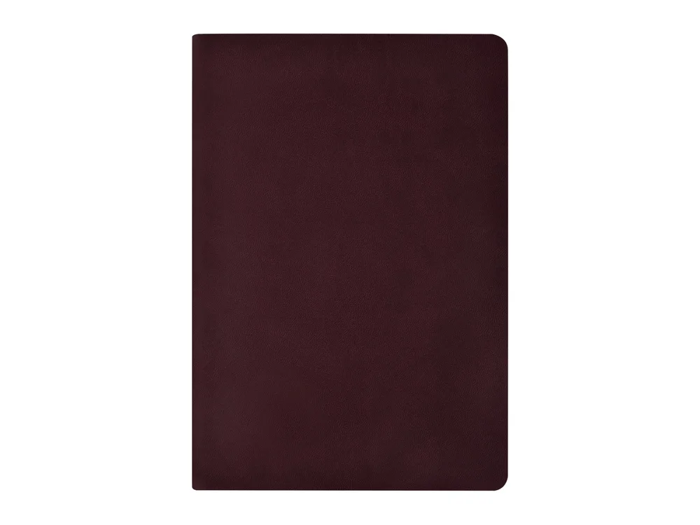 Бизнес тетрадь А5 Megapolis Velvet flex soft touch бордовый A5 - фото 2
