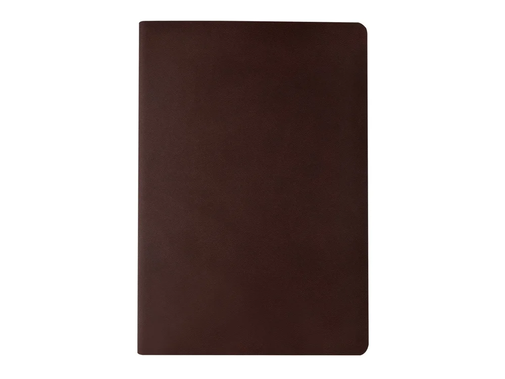 Бизнес тетрадь А5 Megapolis Velvet flex soft touch коричневый A5 - фото 2