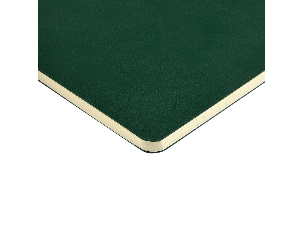 Бизнес тетрадь А5 Megapolis Velvet flex soft touch зеленый A5 - фото 3