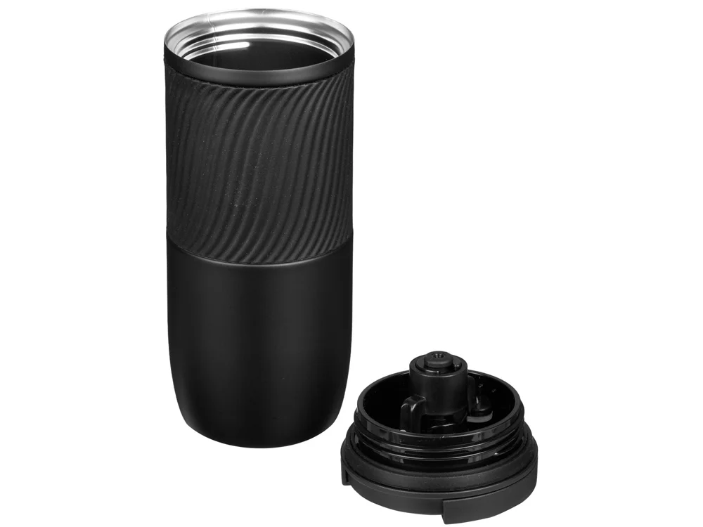 Герметичная вакуумная термокружка Pillar 550 мл черный - фото 2