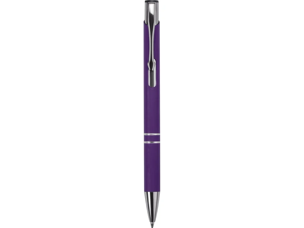 Ручка металлическая шариковая C1 soft-touch фиолетовый - фото 2