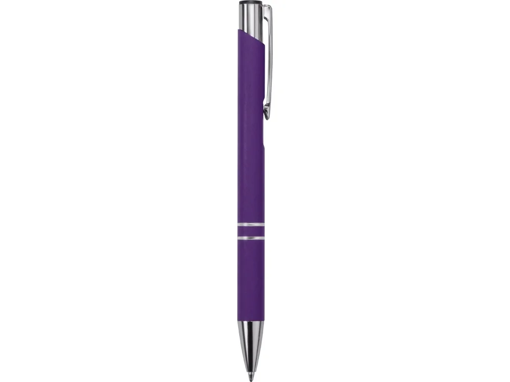 Ручка металлическая шариковая C1 soft-touch фиолетовый - фото 3