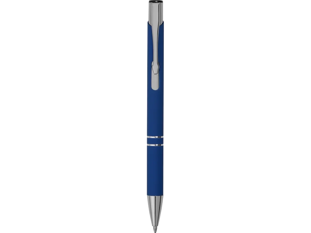 Ручка металлическая шариковая C1 soft-touch синий - фото 2