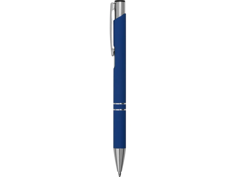 Ручка металлическая шариковая C1 soft-touch синий - фото 3