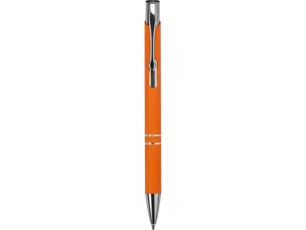 Ручка металлическая шариковая C1 soft-touch оранжевый - фото 2