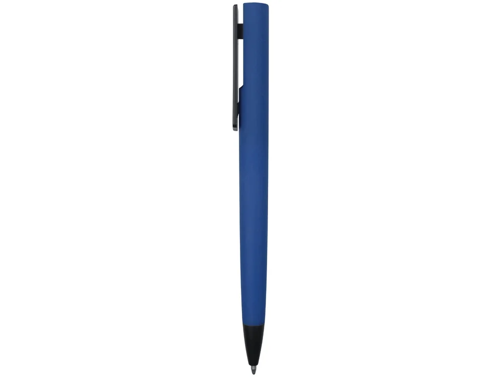 Ручка пластиковая шариковая C1 soft-touch синий - фото 3