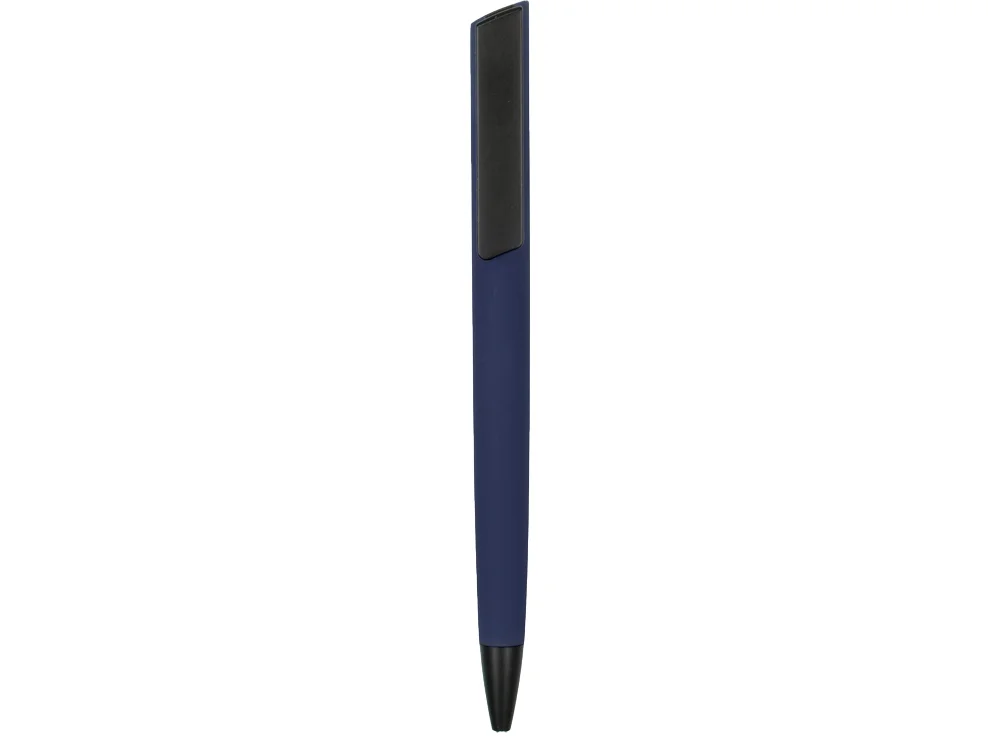 Ручка пластиковая шариковая C1 soft-touch темно-синий - фото 2