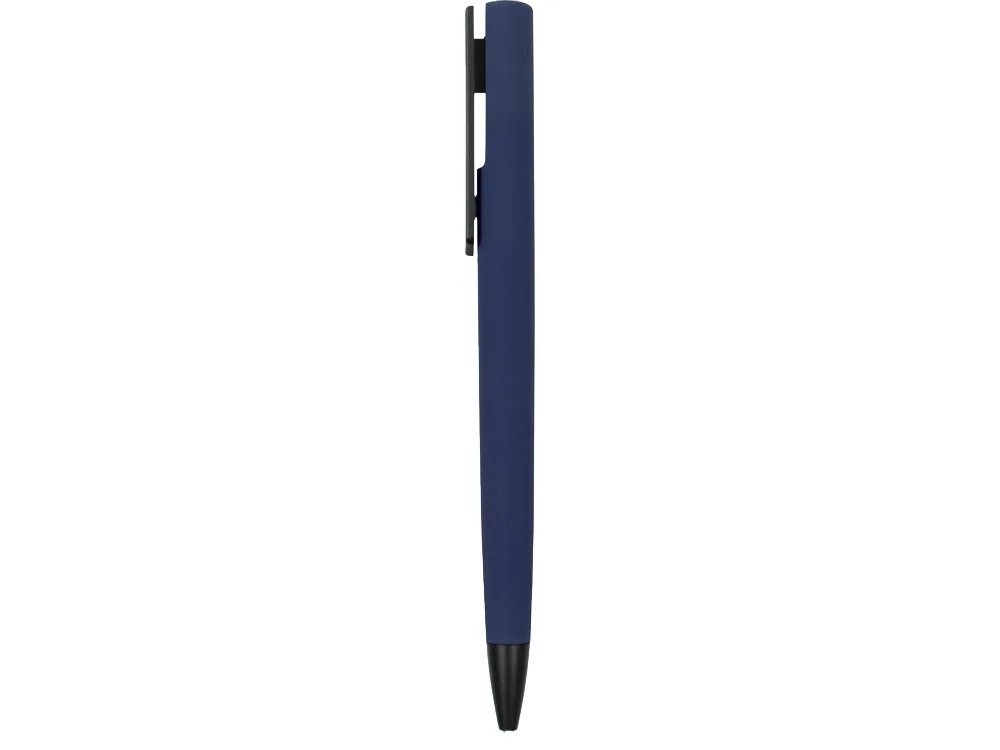 Ручка пластиковая шариковая C1 soft-touch темно-синий - фото 3
