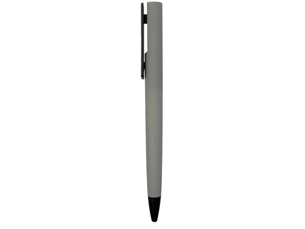 Ручка пластиковая шариковая C1 soft-touch серый - фото 3