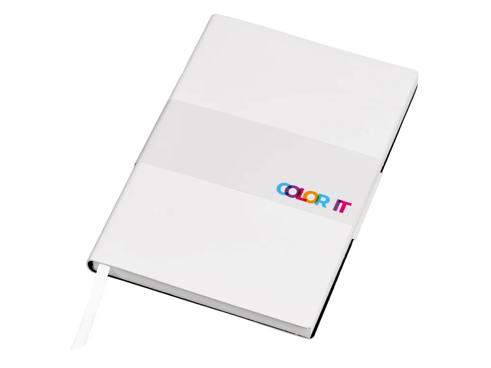 Бизнес-блокнот А5 C1 soft-touch белый - фото 6