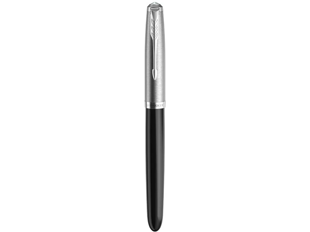 Ручка перьевая Parker 51 Core F черный серебристый - фото 3