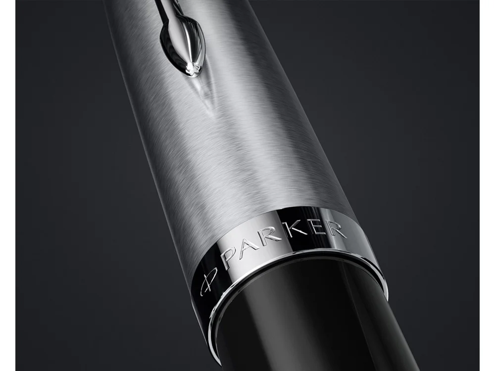 Ручка перьевая Parker 51 Core F черный серебристый - фото 9
