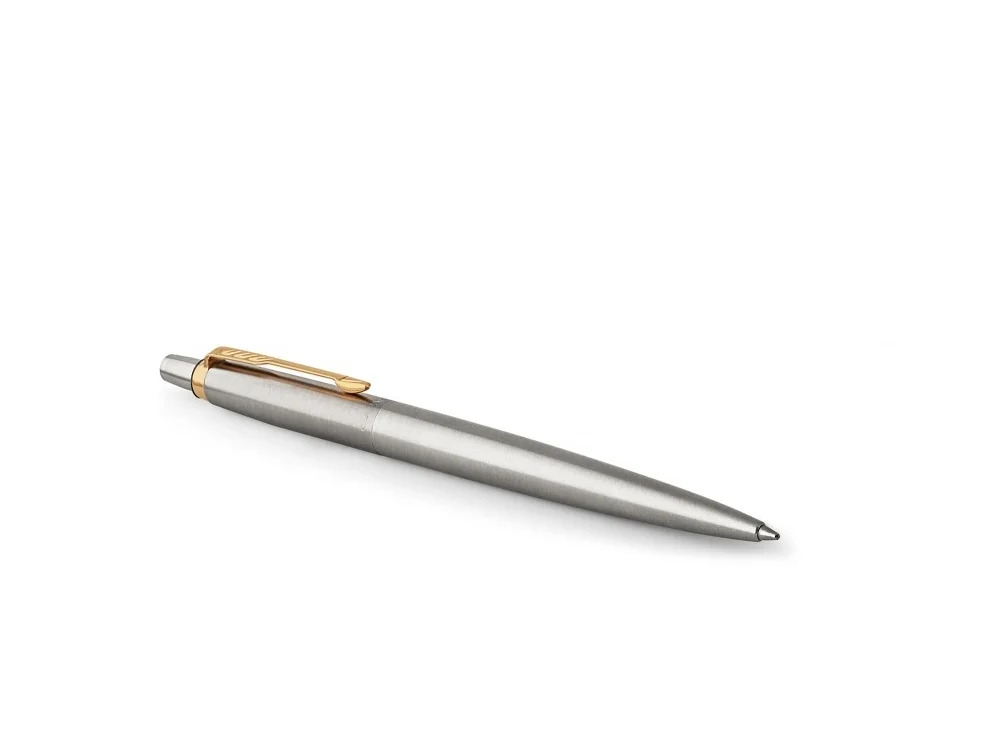 Ручка гелевая Parker Jotter Core серебристый золотистый - фото 3