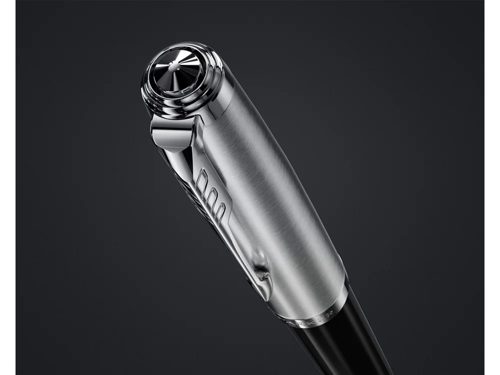 Ручка шариковая Parker 51 Core черный серебристый - фото 3