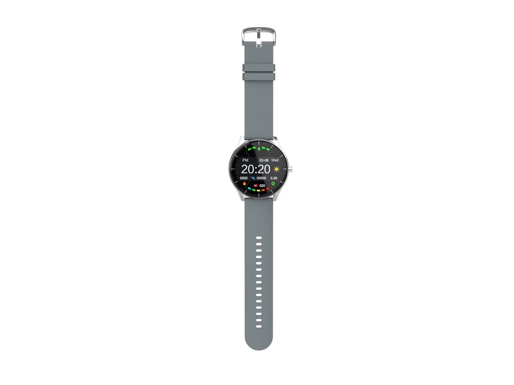 Умные часы IoT Watch GT 2 ремешка в комплекте серый розовый - фото 2
