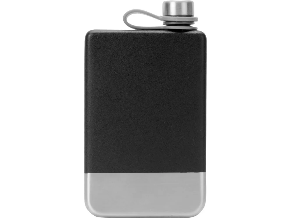 Фляжка с матовым покрытием Patagonia черный/серебристый 250 мл - фото 5