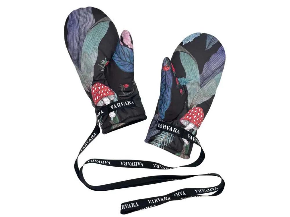 Варежки Зайцы мультиколор