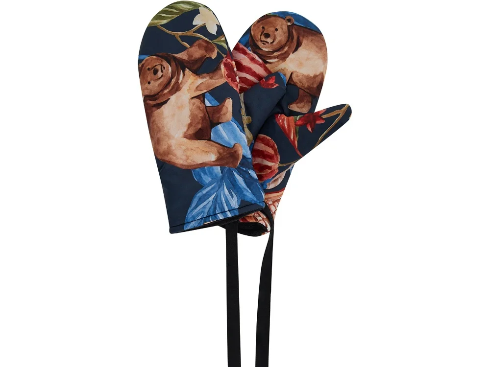 Варежки Мишки в шоколаде мультиколор - фото 2