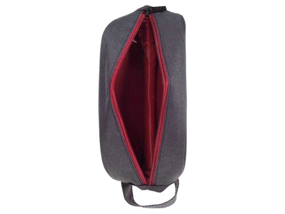 Несессер дорожный бордовый черный - фото 3