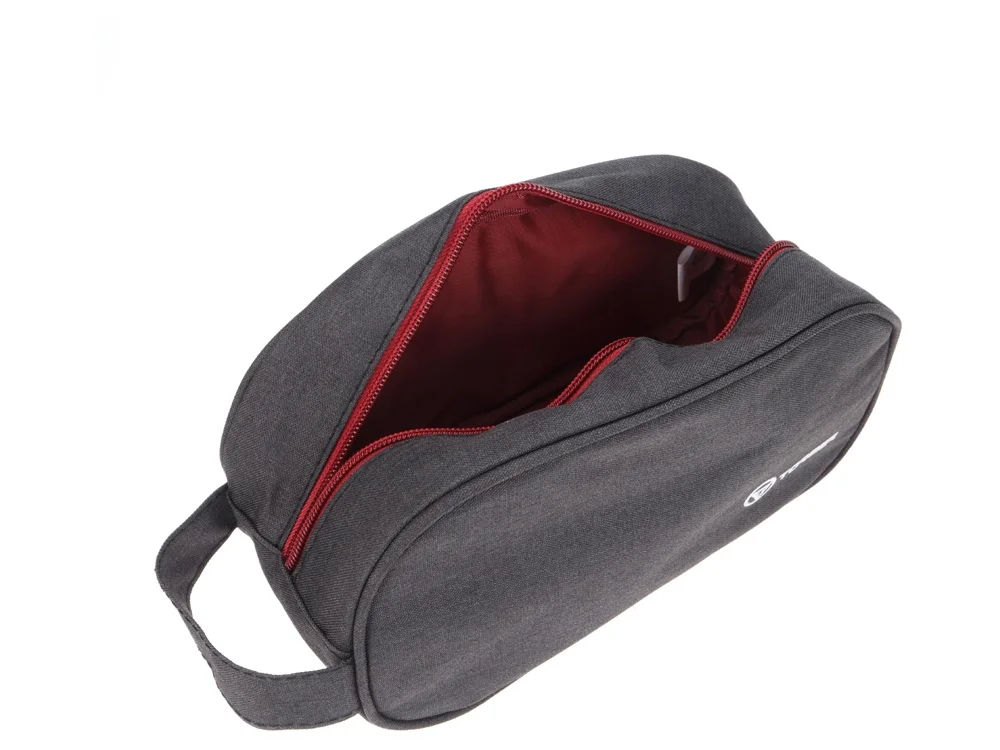 Несессер дорожный бордовый черный - фото 4