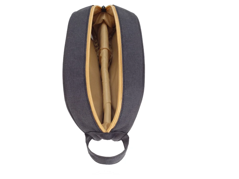 Несессер дорожный бежевый черный - фото 3