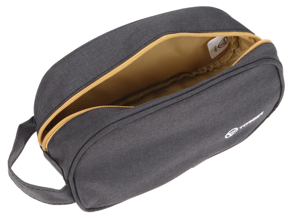 Несессер дорожный бежевый черный - фото 4