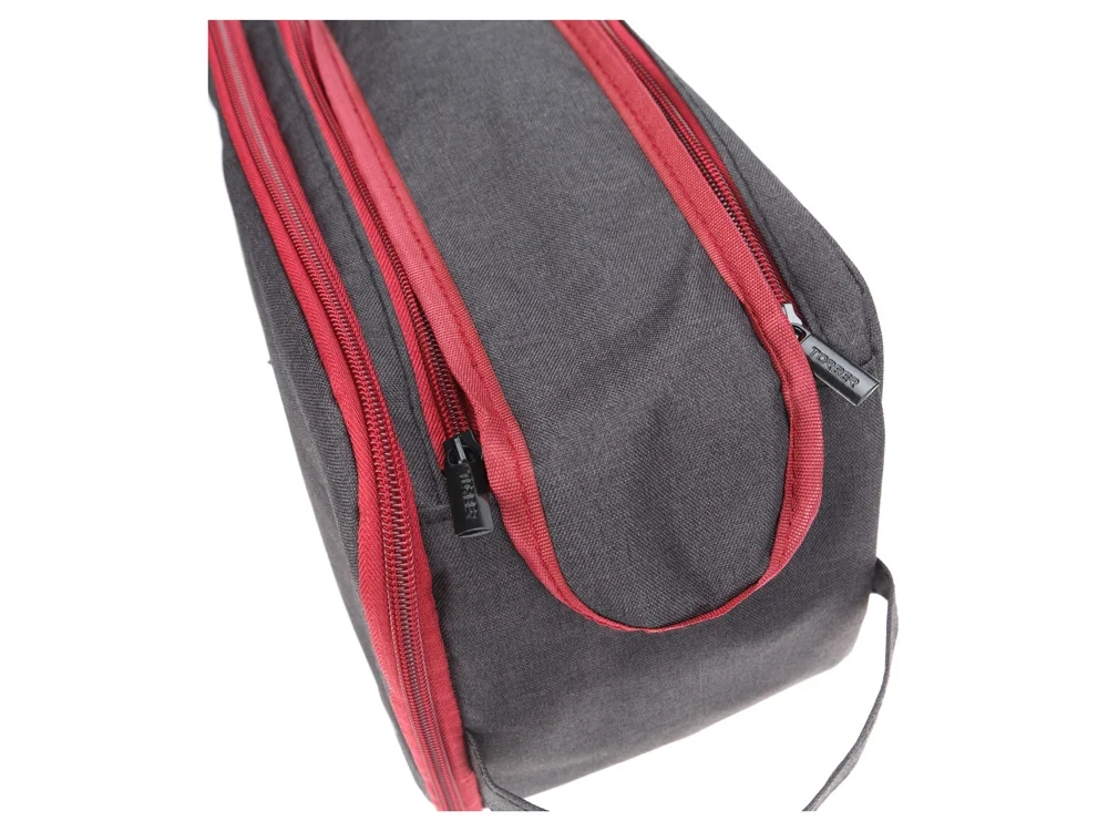 Несессер дорожный бордовый черный - фото 4