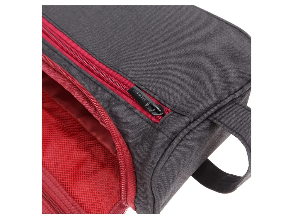 Несессер дорожный бордовый черный - фото 4