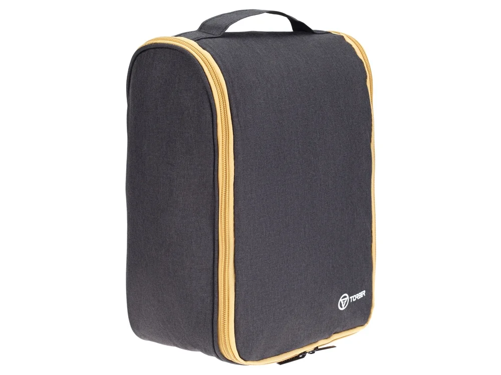 Несессер дорожный, бежевый, черный - фото 2