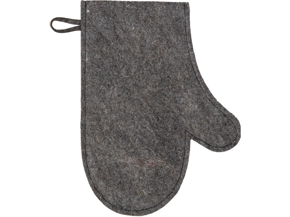 Рукавичка для бани и сауны Healing серый графит - фото 2