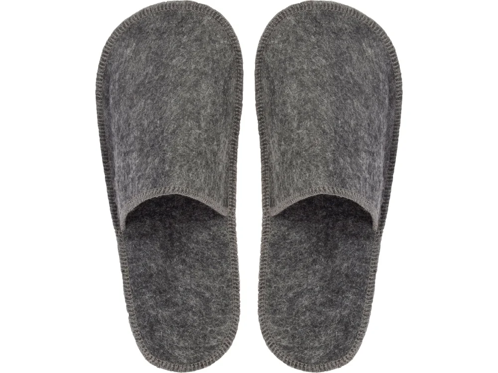 Тапочки для бани и сауны Healing серый графит - фото 2