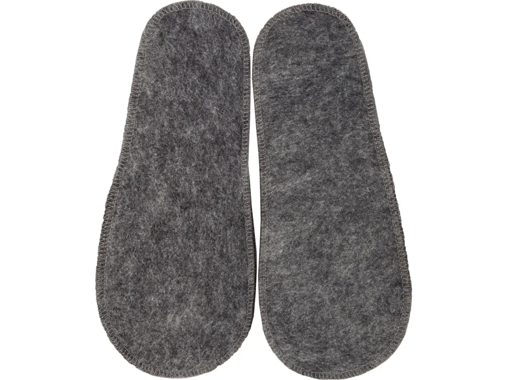 Тапочки для бани и сауны Healing серый графит - фото 3
