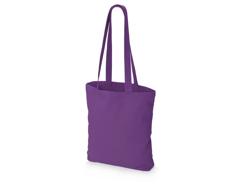 Сумка из плотного хлопка Carryme 220 220 г/м2 фиолетовый - фото 2